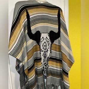 Bull Skull Poncho